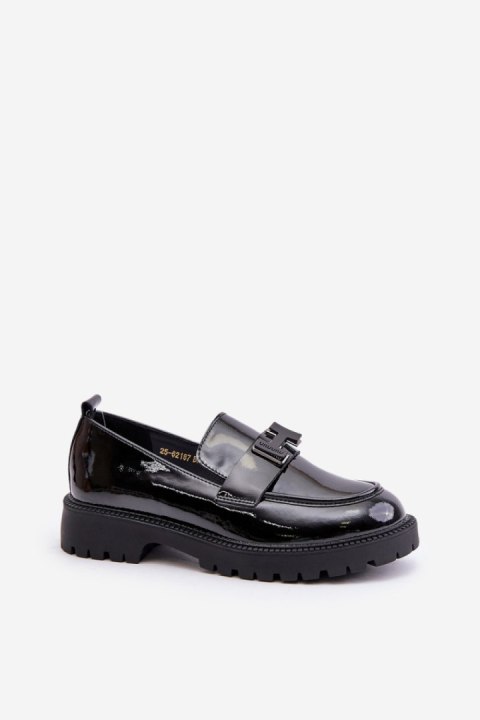 Mokasyny Model Vinceza 62187 Black Lakier - Step in style Mokasyny Model Vinceza 62187 Black Lakier - Step in style