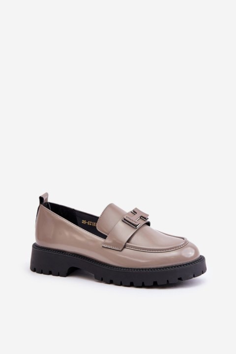 Mokasyny Model Vinceza 62187 Grey - Step in style Mokasyny Model Vinceza 62187 Grey - Step in style