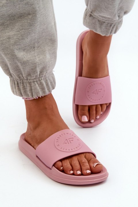 Sandał Klapki Model 4FMM00FFLIF045-56S Pink - Step in style Sandał Klapki Model 4FMM00FFLIF045-56S Pink - Step in style