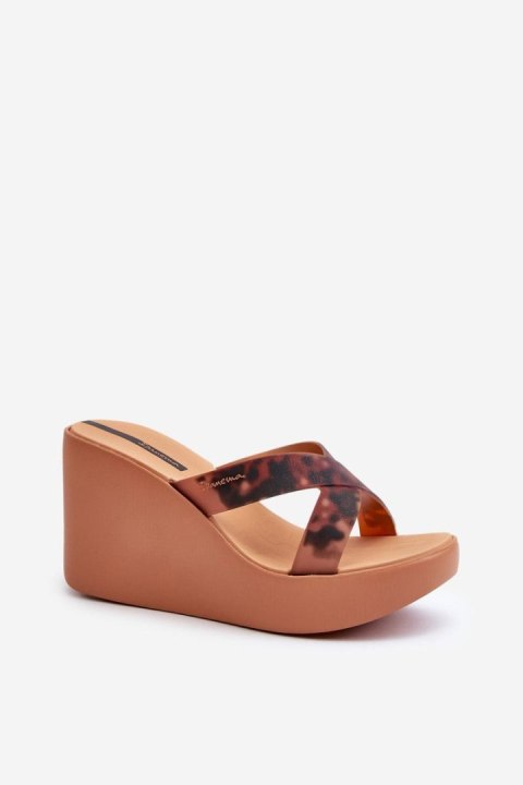 Sandał Klapki Model 83520 Ipanema High Fashion Slide Fem Brown - Step in style Sandał Klapki Model 83520 Ipanema High Fashion Slide Fem Brown - Step in style