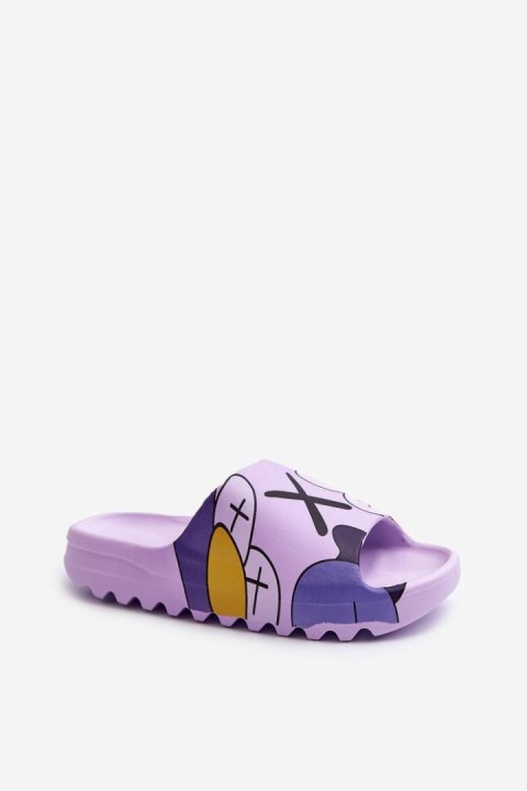 Sandał Klapki Model Monsters CK240P Violet - Step in style Sandał Klapki Model Monsters CK240P Violet - Step in style