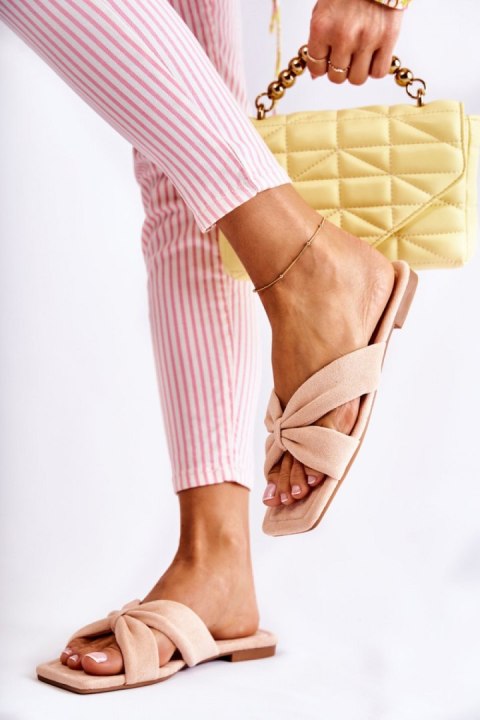 Sandał Klapki Model Vanilla Sky 6927 Light Pink - Step in style Sandał Klapki Model Vanilla Sky 6927 Light Pink - Step in style