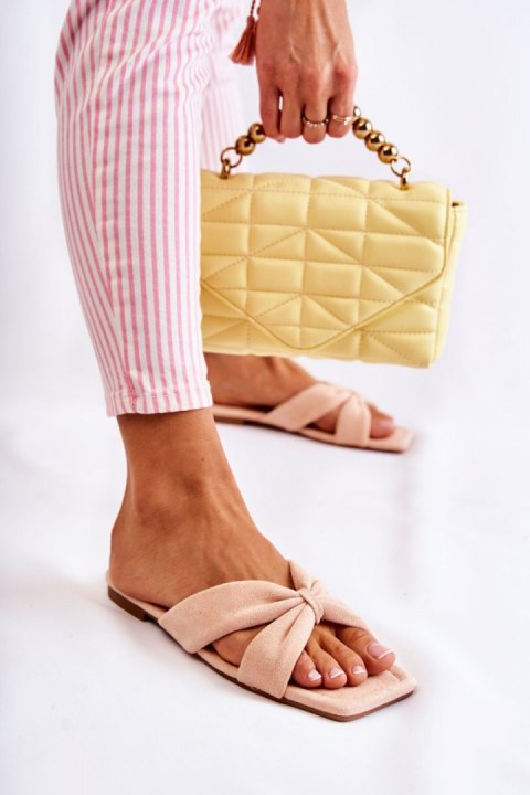 Sandał Klapki Model Vanilla Sky 6927 Light Pink - Step in style Sandał Klapki Model Vanilla Sky 6927 Light Pink - Step in style