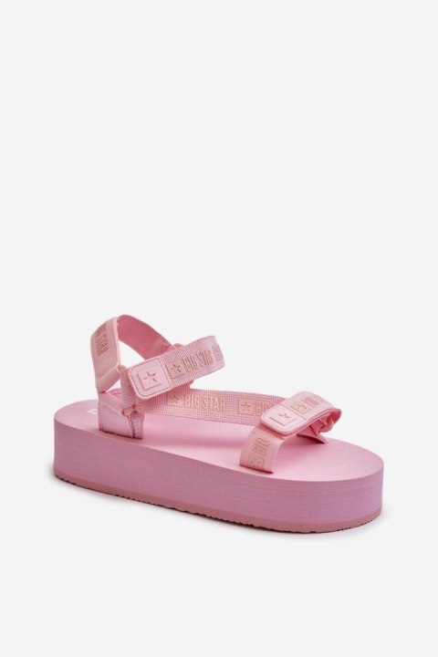 Sandały Model Big Star NN274A529 Pink - Step in style Sandały Model Big Star NN274A529 Pink - Step in style
