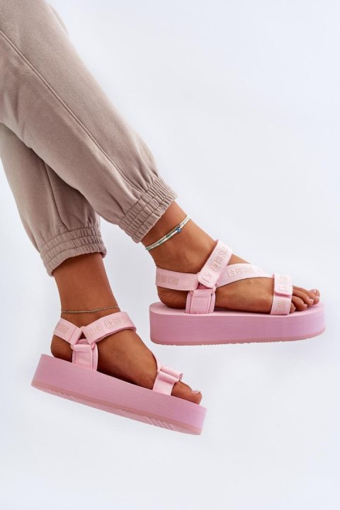 Sandały Model Big Star NN274A529 Pink - Step in style Sandały Model Big Star NN274A529 Pink - Step in style