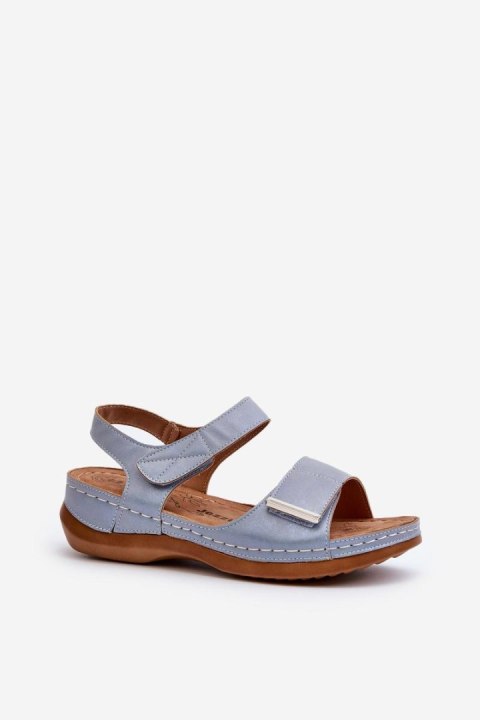 Sandały Model Iphiope 22SD98-0146 Blue - Step in style Sandały Model Iphiope 22SD98-0146 Blue - Step in style