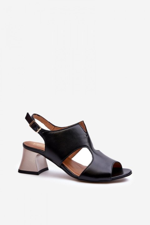 Sandały Model Maciejka 06566-01 Black - Step in style Sandały Model Maciejka 06566-01 Black - Step in style