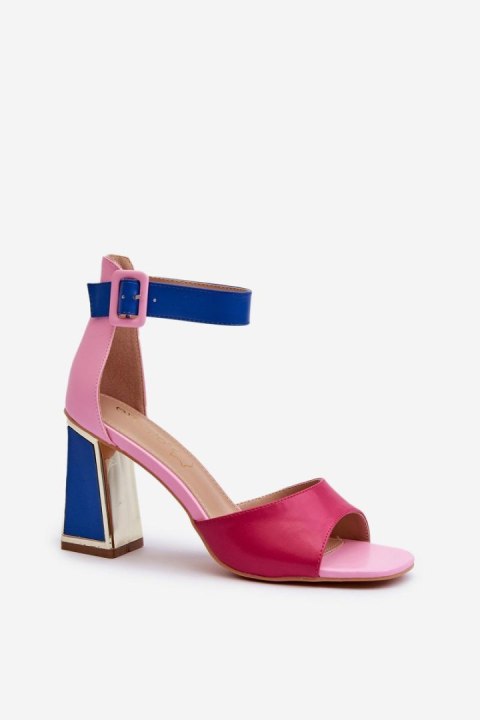 Sandały Model Rosazara 24SD35-6815 pink - Step in style Sandały Model Rosazara 24SD35-6815 pink - Step in style