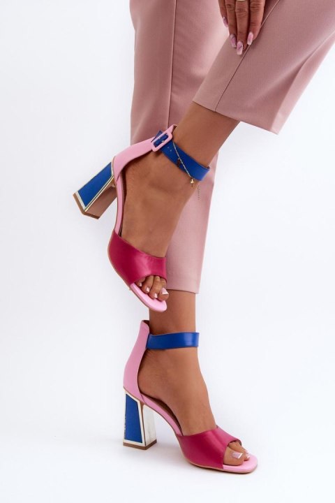 Sandały Model Rosazara 24SD35-6815 pink - Step in style Sandały Model Rosazara 24SD35-6815 pink - Step in style