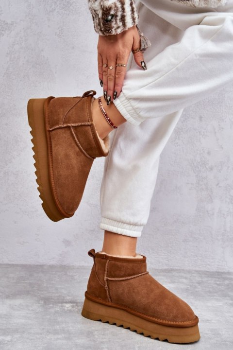Śniegowce Model Nucca W5828 Camel - Step in style Śniegowce Model Nucca W5828 Camel - Step in style