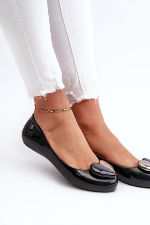 Baleriny Model Zaxy LL285027 Black - Step in style Baleriny Model Zaxy LL285027 Black - Step in style
