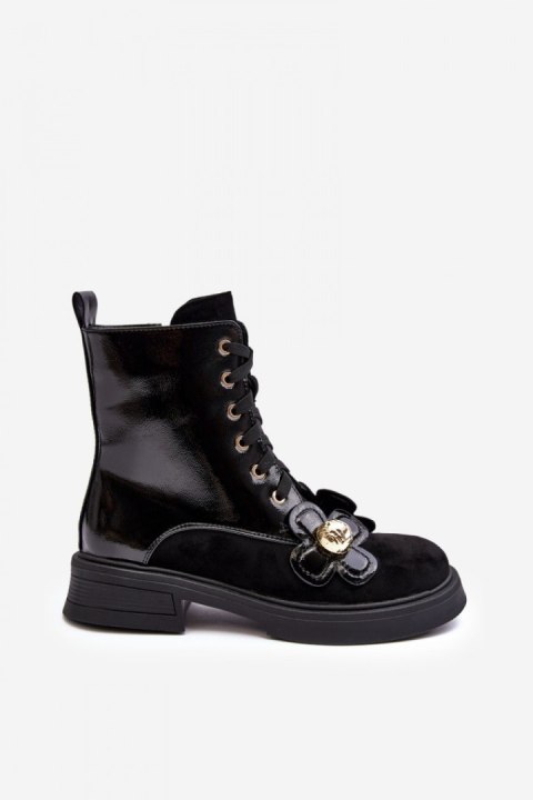 Botki Model DA MR870-76 Black - Step in style Botki Model DA MR870-76 Black - Step in style