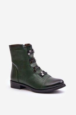 Botki Model Evalith ASA62-30 Green - Step in style