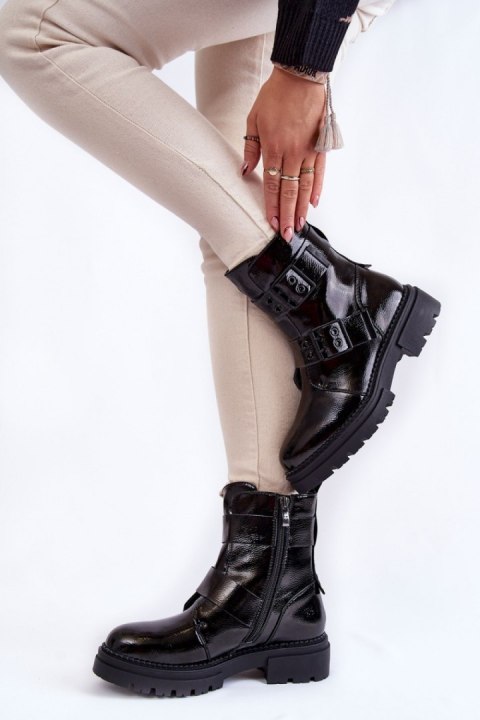 Botki Model LA.FI 250007B-LA Black - Step in style Botki Model LA.FI 250007B-LA Black - Step in style