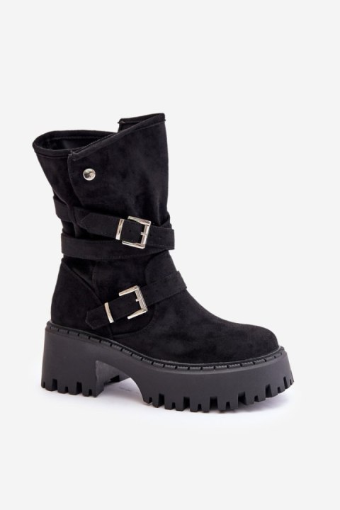 Botki Model Nerelisa QH7825 Black - Step in style Botki Model Nerelisa QH7825 Black - Step in style