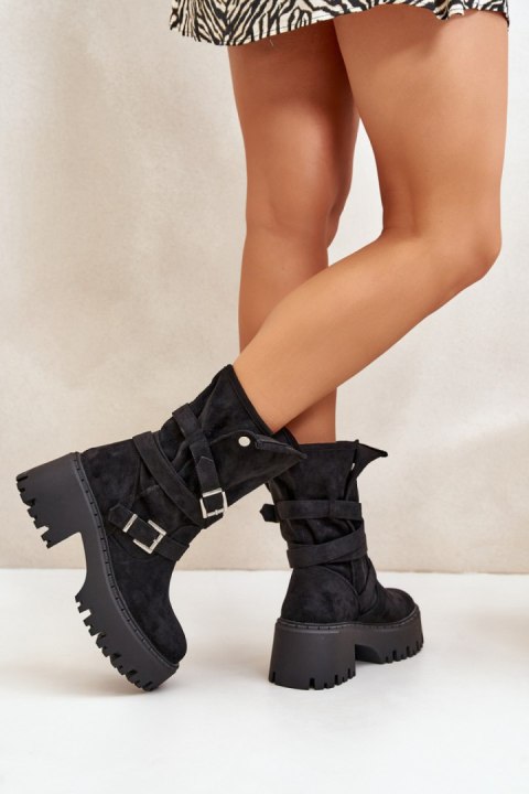 Botki Model Nerelisa QH7825 Black - Step in style Botki Model Nerelisa QH7825 Black - Step in style