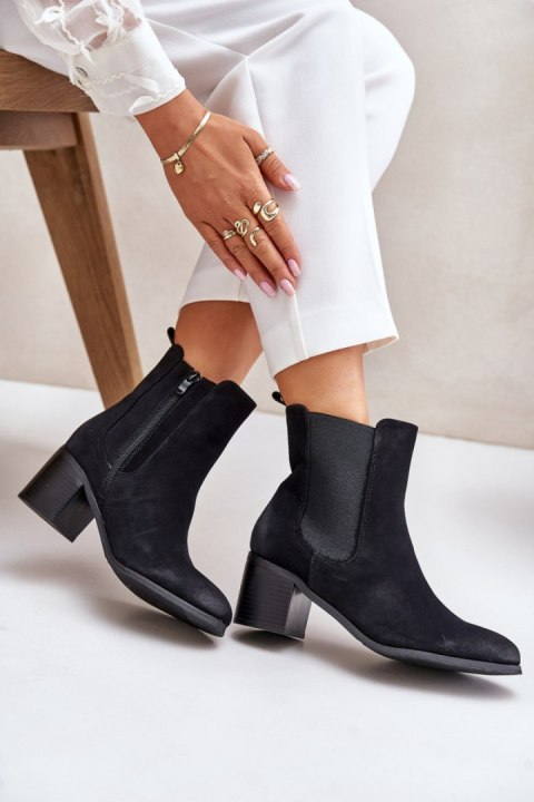 Botki Model Radeya M708 Black - Step in style Botki Model Radeya M708 Black - Step in style
