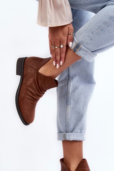 Botki Model Sakaala ST-22P Brown - Step in style Botki Model Sakaala ST-22P Brown - Step in style