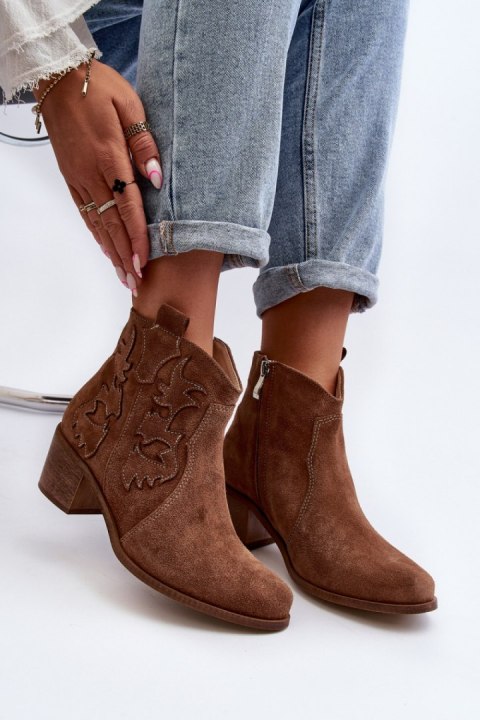 Botki Model Zazoo 3426 Brown - Step in style Botki Model Zazoo 3426 Brown - Step in style