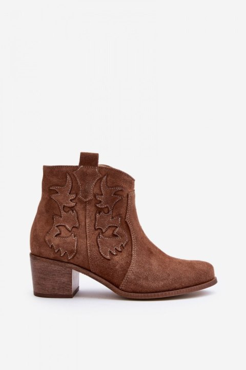 Botki Model Zazoo 3426 Brown - Step in style Botki Model Zazoo 3426 Brown - Step in style
