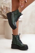 Botki Model Zazoo 60499 Dark Green - Step in style