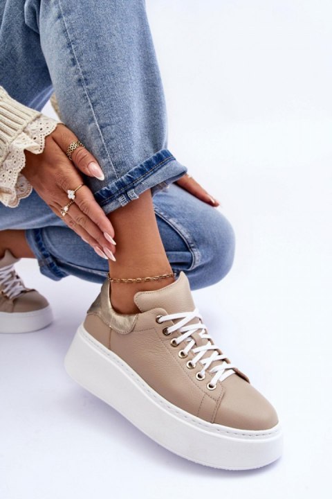 Buty Sportowe Model Lemar 10150 Beige - Step in style Buty Sportowe Model Lemar 10150 Beige - Step in style
