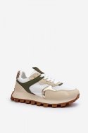 Buty Sportowe Model Ralita C2145 Beige/Green - Step in style