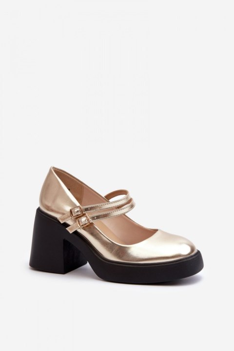 Czółenka Model Halmina M381 Gold - Step in style Czółenka Model Halmina M381 Gold - Step in style