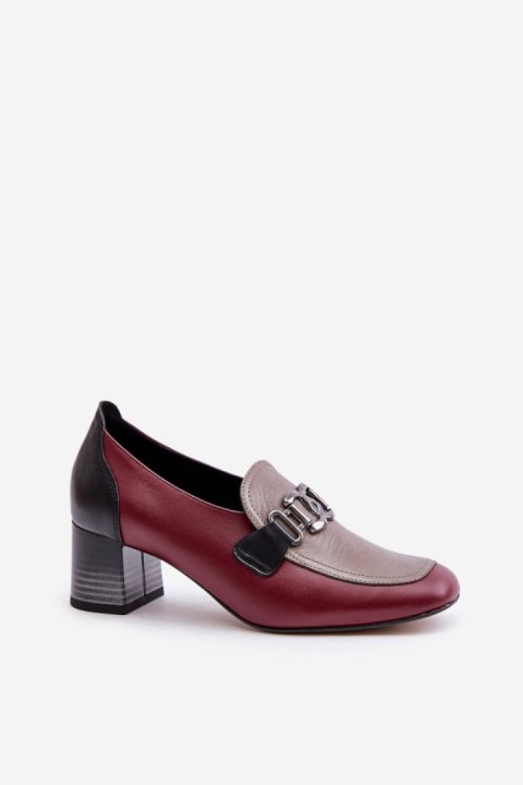 Czółenka Model Laura Messi 2861 Bordo - Step in style Czółenka Model Laura Messi 2861 Bordo - Step in style