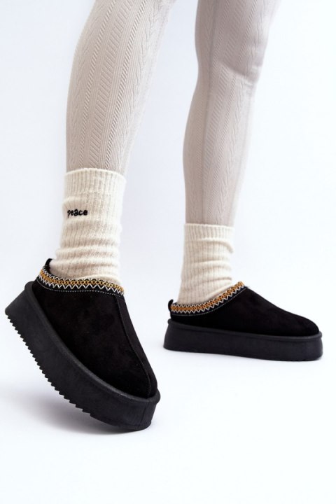 Kapcie Model Sylva UA-1822 Black - Step in style Kapcie Model Sylva UA-1822 Black - Step in style