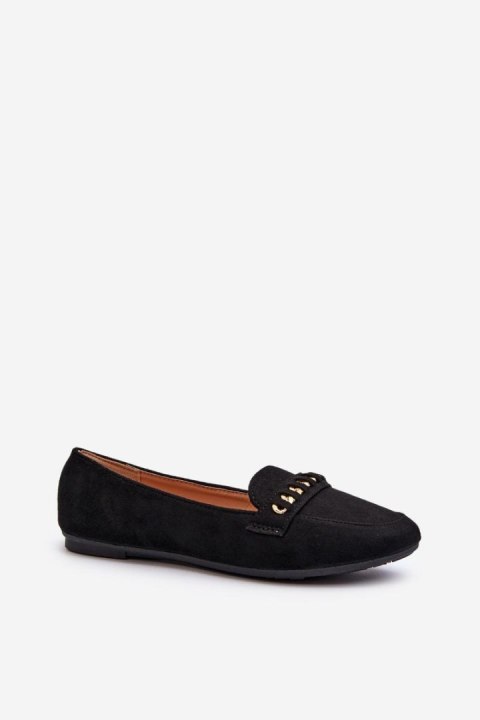 Mokasyny Model Aredilla 9988-73 Black - Step in style Mokasyny Model Aredilla 9988-73 Black - Step in style