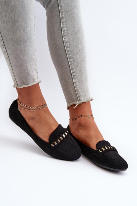 Mokasyny Model Aredilla 9988-73 Black - Step in style Mokasyny Model Aredilla 9988-73 Black - Step in style