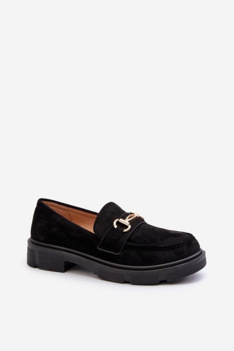 Mokasyny Model Lighas F003 Black - Step in style Mokasyny Model Lighas F003 Black - Step in style
