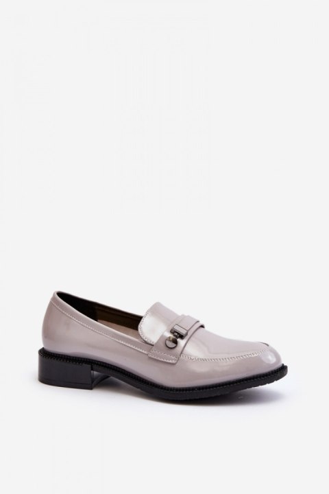 Mokasyny Model Nerilaja 66614 Grey - Step in style Mokasyny Model Nerilaja 66614 Grey - Step in style