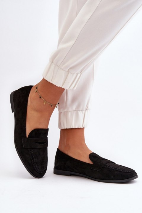 Mokasyny Model Olevin 5042 Black - Step in style Mokasyny Model Olevin 5042 Black - Step in style