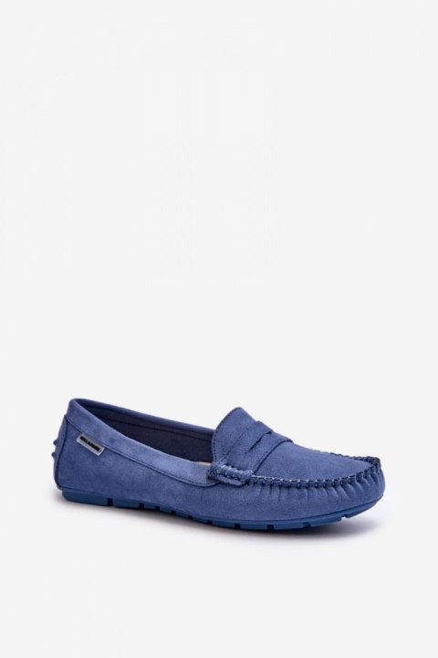 Mokasyny Model Rerceria HH712-47/HH712D-47 Blue - Step in style Mokasyny Model Rerceria HH712-47/HH712D-47 Blue - Step in style