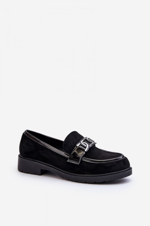 Mokasyny Model S.Barski HY3350A Black - Step in style Mokasyny Model S.Barski HY3350A Black - Step in style