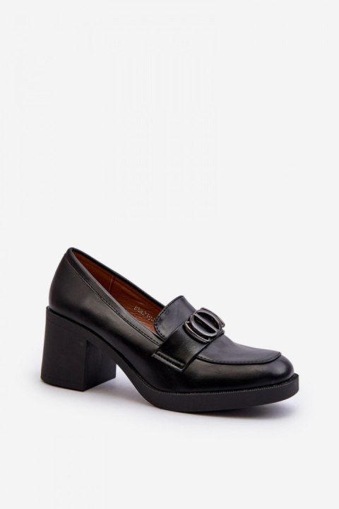 Półbuty Model Nedarea RMR2394D-4 Black - Step in style Półbuty Model Nedarea RMR2394D-4 Black - Step in style