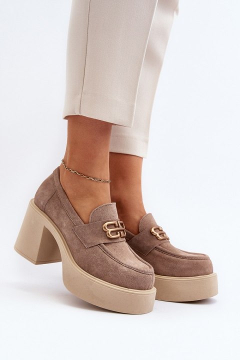 Półbuty Model Zazoo 20170 Beige - Step in style Półbuty Model Zazoo 20170 Beige - Step in style