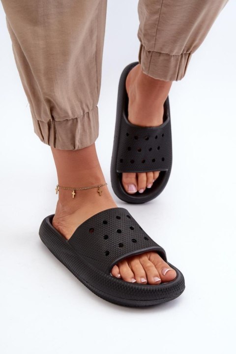 Sandał Klapki Model Beula B64 Black - Step in style Sandał Klapki Model Beula B64 Black - Step in style