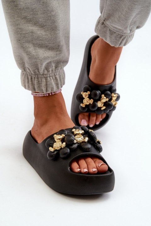 Sandał Klapki Model Bremavia BG181 Black - Step in style Sandał Klapki Model Bremavia BG181 Black - Step in style