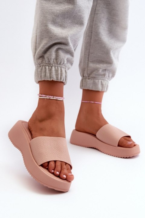 Sandał Klapki Model Vimarils 695-01 Pink - Step in style Sandał Klapki Model Vimarils 695-01 Pink - Step in style