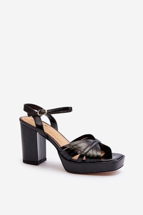 Sandały Model DA MR38-668 Black - Step in style Sandały Model DA MR38-668 Black - Step in style
