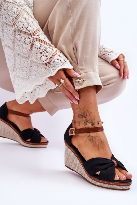Sandały Model Daphne M338 Black - Step in style Sandały Model Daphne M338 Black - Step in style