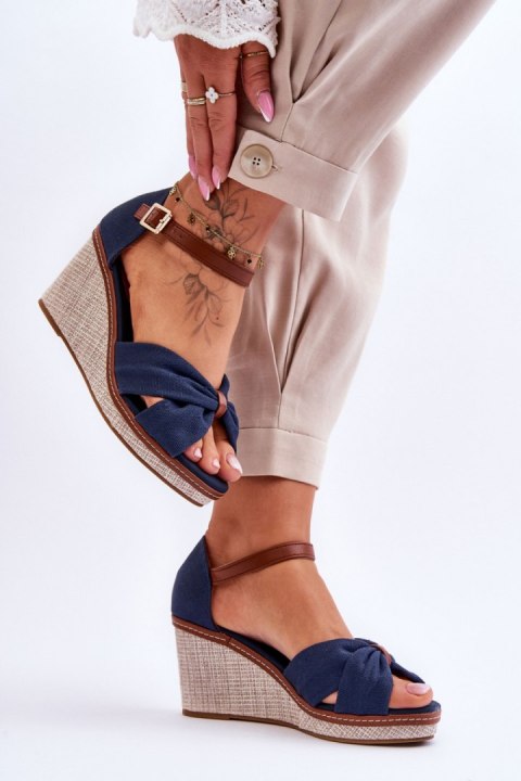 Sandały Model Daphne M338 Navy - Step in style Sandały Model Daphne M338 Navy - Step in style