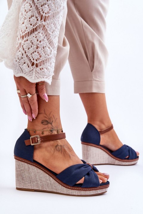 Sandały Model Daphne M338 Navy - Step in style Sandały Model Daphne M338 Navy - Step in style