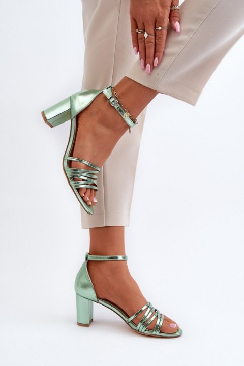Sandały Model Enitia 24SD98-6768 Green - Step in style Sandały Model Enitia 24SD98-6768 Green - Step in style