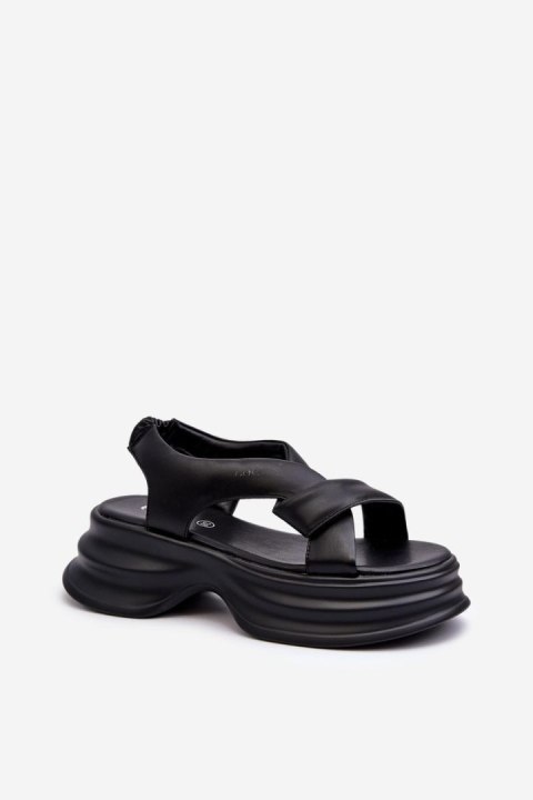 Sandały Model Goe NN2N4106 Black - Step in style Sandały Model Goe NN2N4106 Black - Step in style