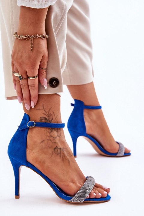 Sandały Model Moments LY-9268-4 Blue - Step in style Sandały Model Moments LY-9268-4 Blue - Step in style