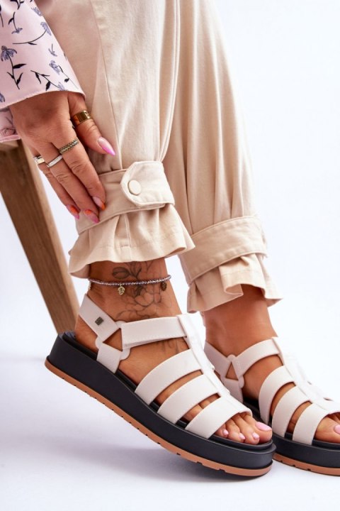 Sandały Model Zaxy JJ285015 Light Beige - Step in style Sandały Model Zaxy JJ285015 Light Beige - Step in style